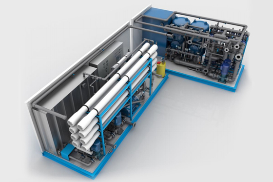 Mua Thiết kế trượt 99% hệ thống RO khử muối nước biển với hệ thống điều khiển thông minh sản xuất trực tuyến