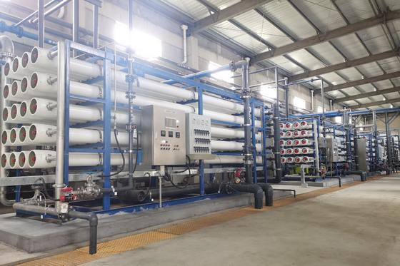 Hệ thống nước RO công nghiệp hai giai đoạn Phân loại tạp chất hiệu quả Sử dụng lại nước thải